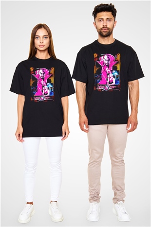 Flash Gordon Siyah Oversize Tişört