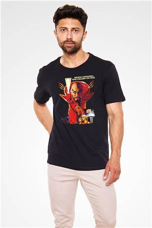 Flash Gordon Siyah Unisex Tişört