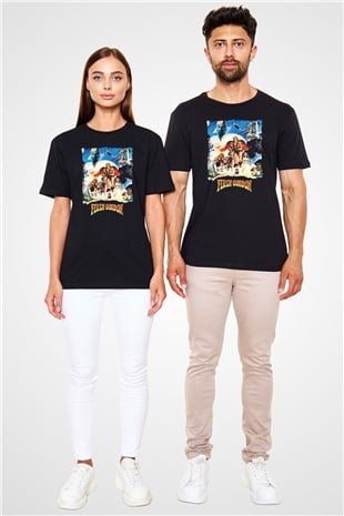 Flash Gordon Siyah Unisex Tişört