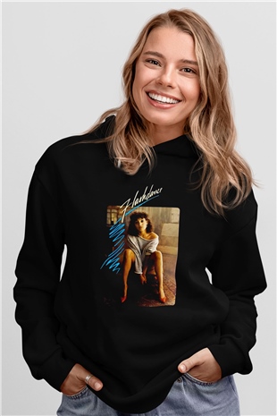 Flashdance Siyah Unisex Hoodie