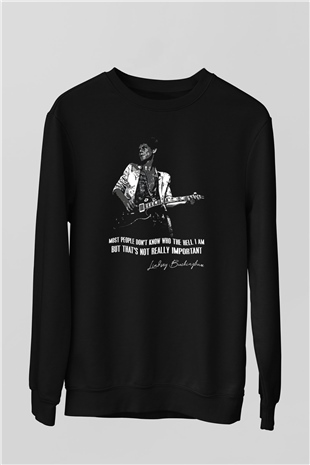 Fleetwod Mac Baskılı Unisex Siyah Sweatshirt