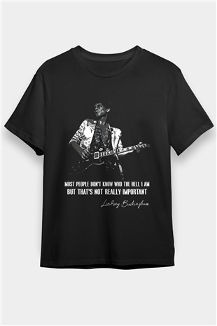 Fleetwod Mac Baskılı Unisex Siyah Tişört - Tshirt