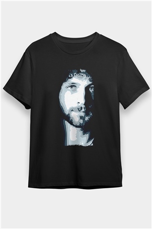 Fleetwod Mac Baskılı Unisex Siyah Tişört - Tshirt