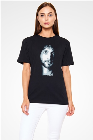 Fleetwod Mac Baskılı Unisex Siyah Tişört - Tshirt