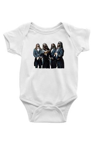 Fleshgod Apocalypse Baskılı Beyaz Unisex Bebek Body - Zıbın