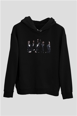 Fleshgod Apocalypse Baskılı Unisex Siyah Kapüşonlu Sweatshirt