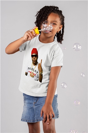 Flo Rida Beyaz Unisex Çocuk Tişört