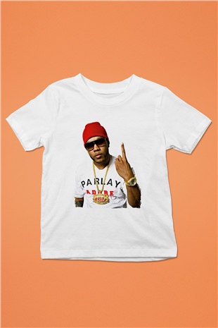 Flo Rida Beyaz Unisex Çocuk Tişört