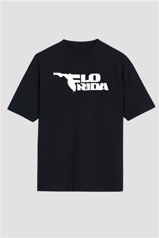 Flo Rida Siyah Oversize Tişört Oversize T-shirt - TişörtFabrikası