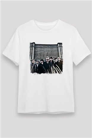 Flogging Molly Baskılı Unisex Beyaz Tişört