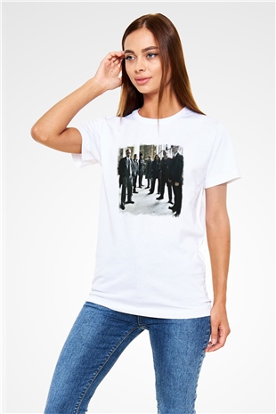 Flogging Molly Baskılı Unisex Beyaz Tişört