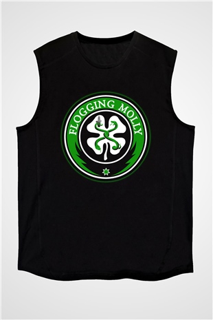 Flogging Molly Siyah Unisex Kolsuz Tişört