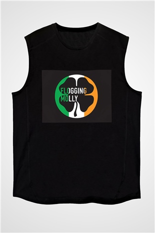 Flogging Molly Siyah Unisex Kolsuz Tişört