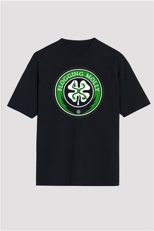 Flogging Molly Siyah Unisex Oversize Tişört T-Shirt