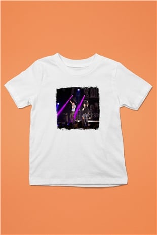 Florida Georgia Line Baskılı Unisex Beyaz Çocuk Tişört