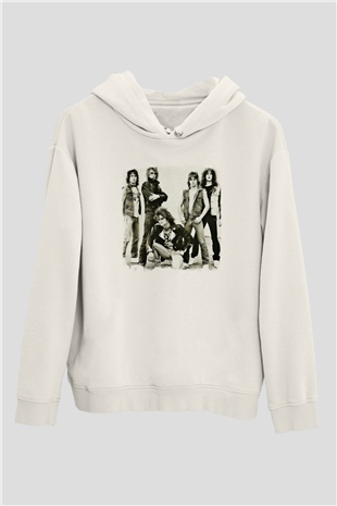 Flotsam and Jetsam Baskılı Unisex Beyaz Hoodie