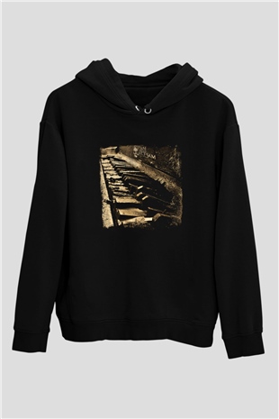 Flotsam and Jetsam Baskılı Unisex Siyah Hoodie
