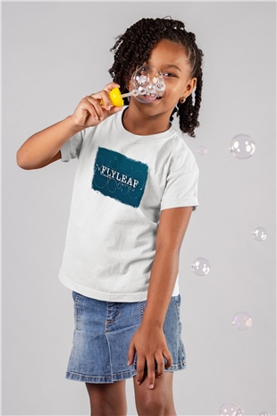 Flyleaf Baskılı Unisex Beyaz Çocuk Tişört