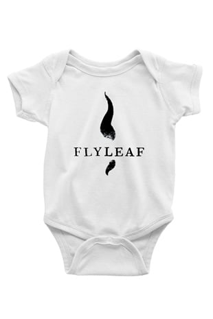 Flyleaf Beyaz Bebek Body - Zıbın
