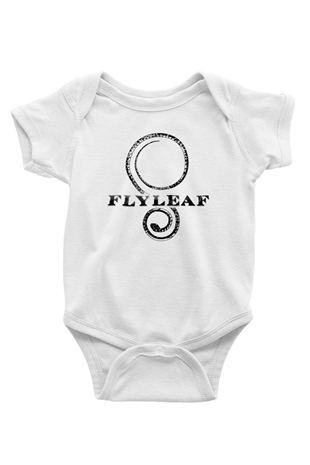 Flyleaf Beyaz Bebek Body - Zıbın