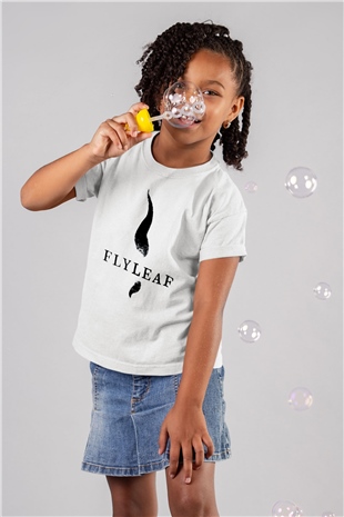 Flyleaf Beyaz Unisex Çocuk Tişört