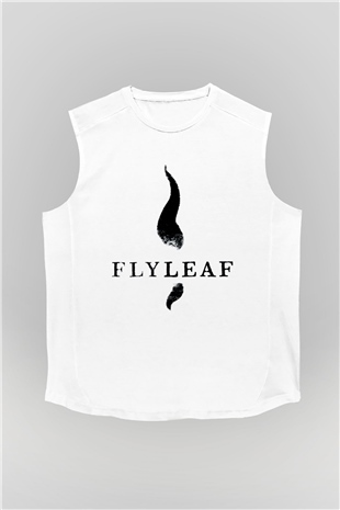 Flyleaf Beyaz Unisex Kolsuz Tişört