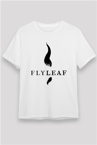 Flyleaf Beyaz Unisex Tişört T-Shirt - TişörtFabrikası