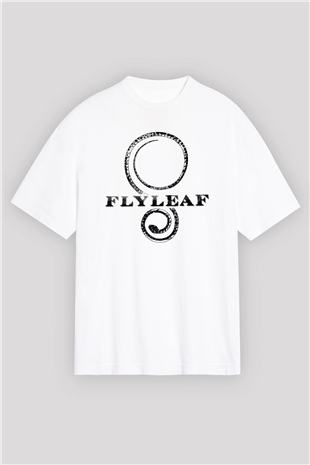 Flyleaf Beyaz Unisex Tişört T-Shirt - TişörtFabrikası