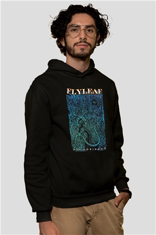 Flyleaf Siyah Unisex Hoodie