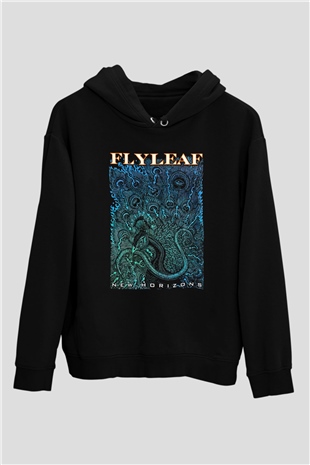Flyleaf Siyah Unisex Hoodie