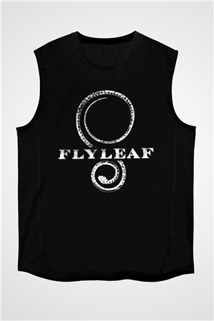 Flyleaf Siyah Unisex Kolsuz Tişört