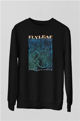 Flyleaf Siyah Unisex Sweatshirt