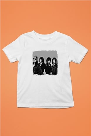 Foghat Baskılı Unisex Beyaz Çocuk Tişört