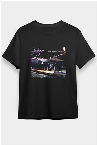 Foghat Baskılı Unisex Siyah Tişört