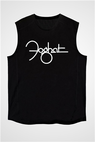 Foghat Siyah Unisex Kolsuz Tişört