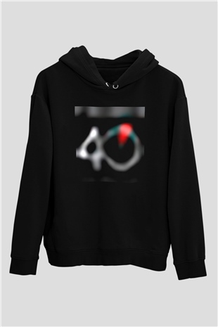 Foreigner Siyah Unisex Hoodie