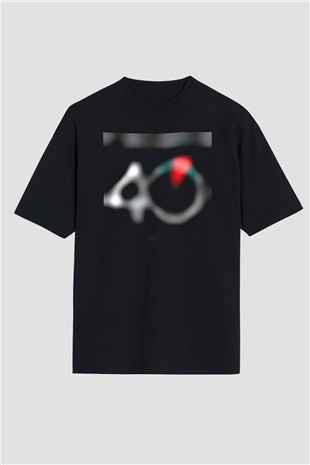 Foreigner Siyah Unisex Oversize Tişört T-Shirt