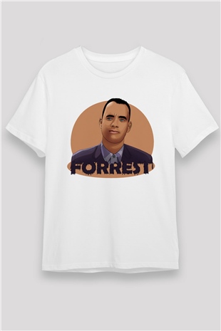 Forrest Gump Beyaz Unisex Tişört