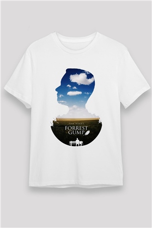 Forrest Gump Beyaz Unisex Tişört