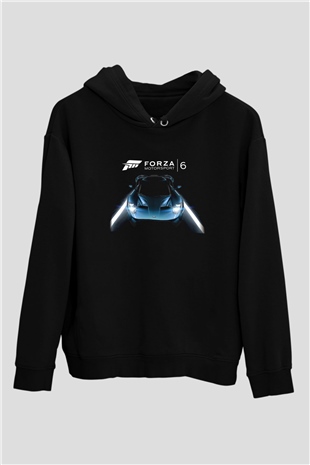 Forza Motorsport Siyah Unisex Hoodie