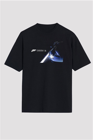 Forza Motorsport Siyah Oversize Tişört Oversize T-shirt