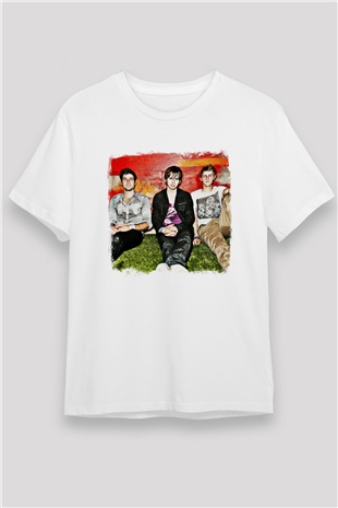 Foster the People Baskılı Unisex Beyaz Tişört