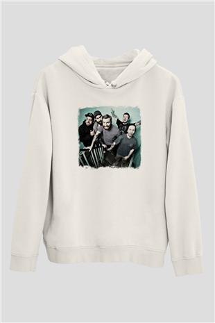 Four Year Strong Baskılı Unisex Beyaz Hoodie