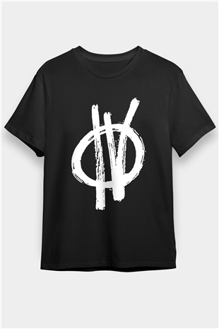 Four Year Strong Baskılı Unisex Siyah Tişört - Tshirt