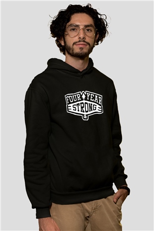 Four Year Strong Siyah Unisex Hoodie