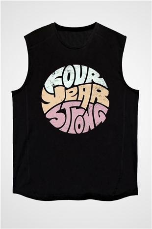 Four Year Strong Siyah Unisex Kolsuz Tişört
