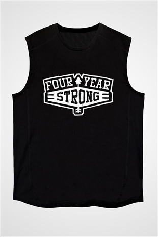 Four Year Strong Siyah Unisex Kolsuz Tişört