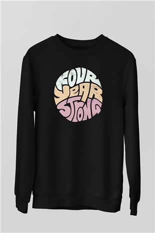 Four Year Strong Siyah Unisex Sweatshirt
