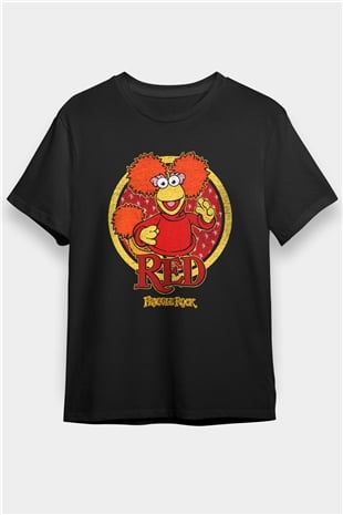 Fraggle Rock Siyah Unisex Tişört