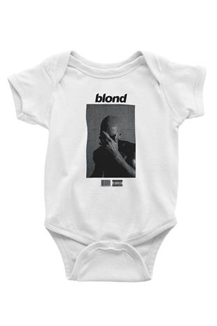 Frank Ocean Baskılı Beyaz Unisex Bebek Body - Zıbın